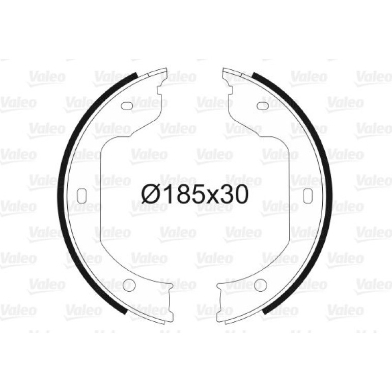 VALEO Bremsbacken 562805 VALEO Bremsbacken 562805