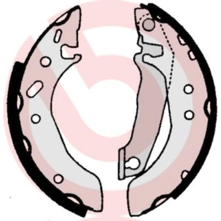 Bremsbackensatz HA S 24 519 Bremsbackensatz HA S 24 519