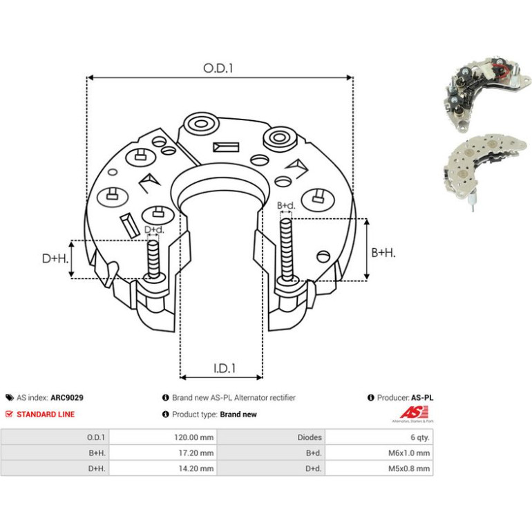Gleichrichter, Generator ARC9029 Gleichrichter, Generator ARC9029