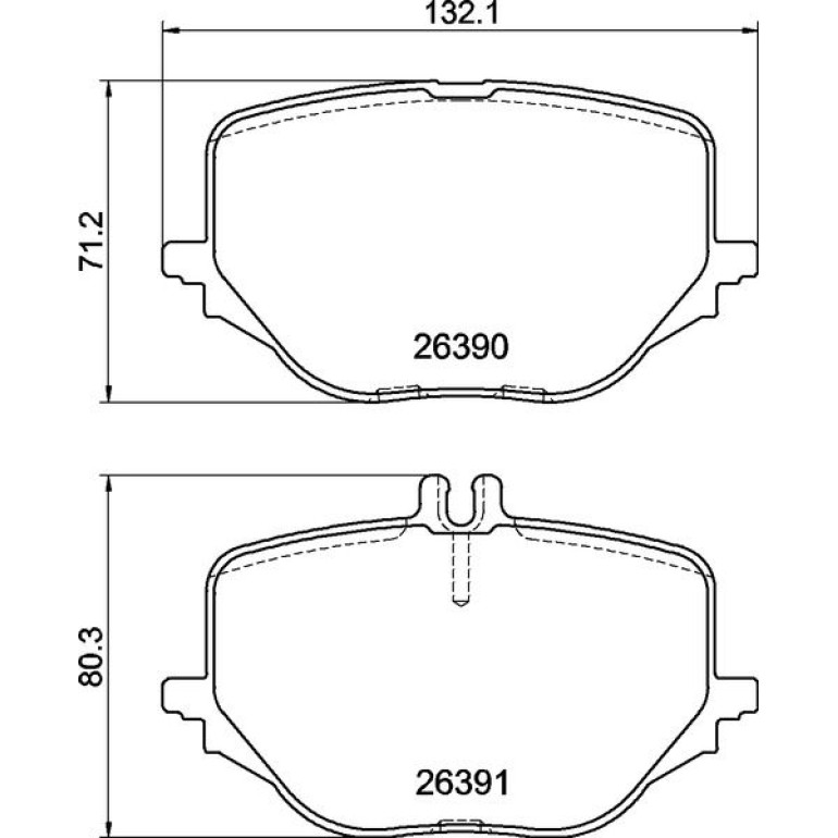 BREMBO Bremsklötze HA P 50 170
