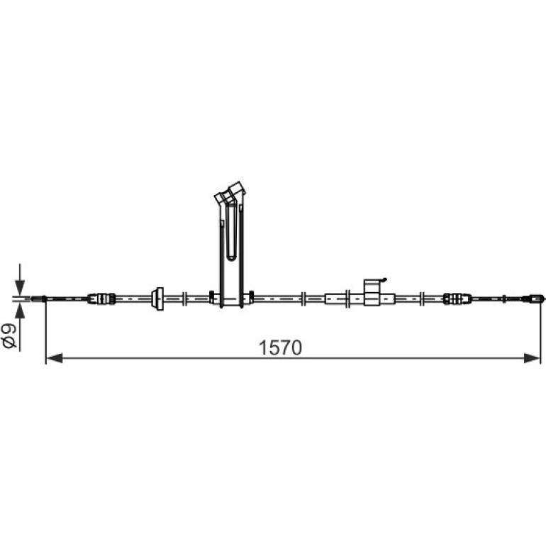 Handbremsseil 1987482833 Handbremsseil 1987482833