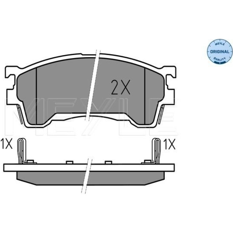Bremsbelagsatz Mazda S. 323/626/Premacy/Xedos 91-05 Mit Sensor 025 217 5416/W Bremsbelagsatz Mazda S. 323/626/Premacy/Xedos 91-05 Mit Sensor 025 217 5416/W