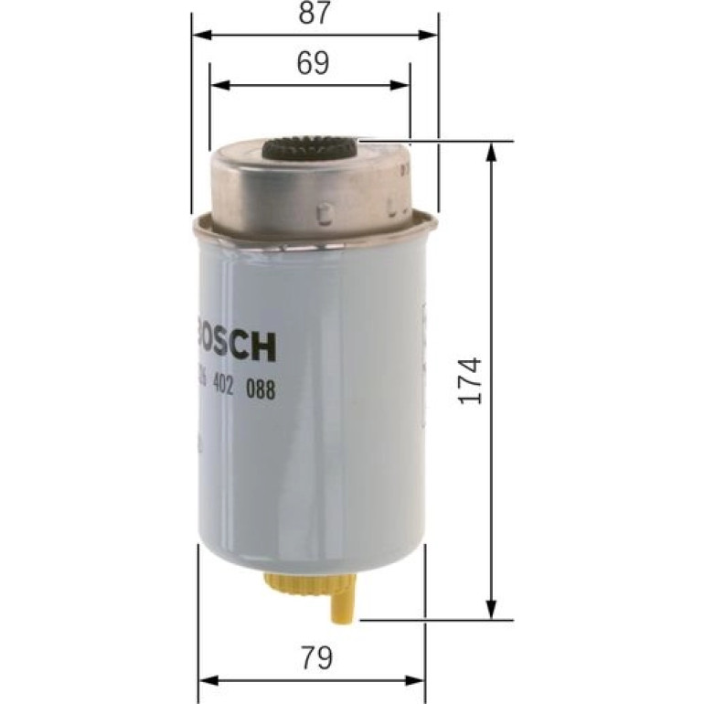 Kraftstofffilter Ford 2.0Di/2.4Di 16V 04 F 026 402 088 Kraftstofffilter Ford 2.0Di/2.4Di 16V 04 F 026 402 088
