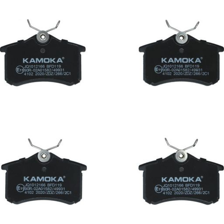 KAMOKA Bremsbelagsatz, Scheibenbremse JQ1012166 KAMOKA Bremsbelagsatz, Scheibenbremse JQ1012166