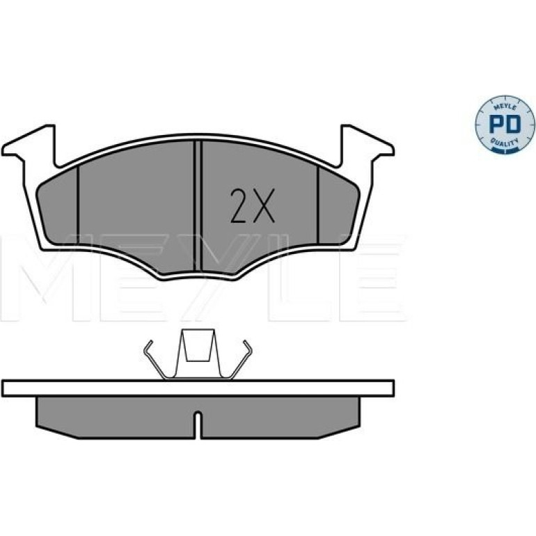 Bremsbelagsatz Vw P. Golf/Polo/Vento 91-01 025 218 6619/PD Bremsbelagsatz Vw P. Golf/Polo/Vento 91-01 025 218 6619/PD