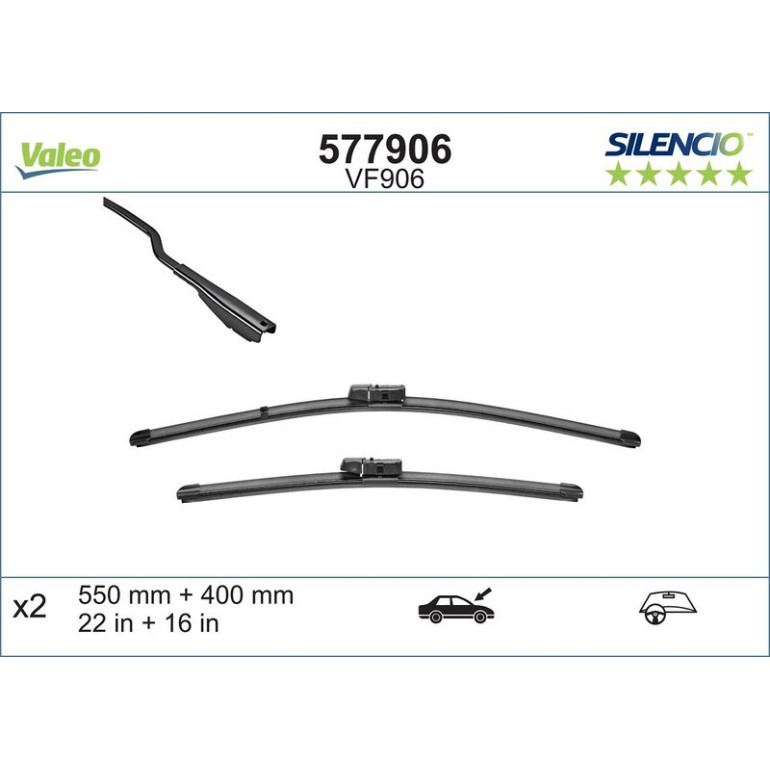 VM906 VALEO Silencio X.TRM Wischer 577906 VM906 VALEO Silencio X.TRM Wischer 577906