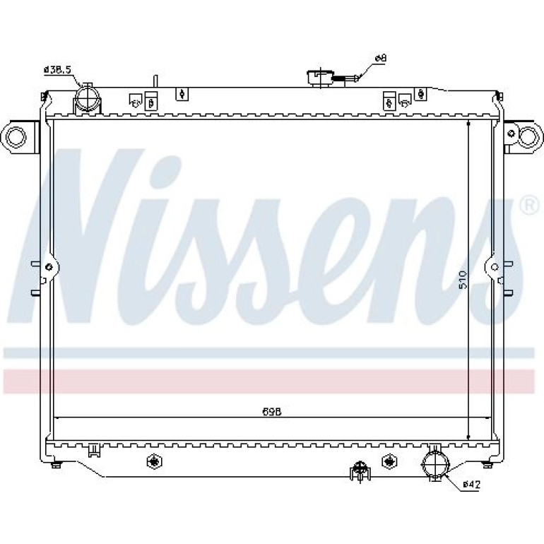 Wasserkühler PKW 64882 Wasserkühler PKW 64882