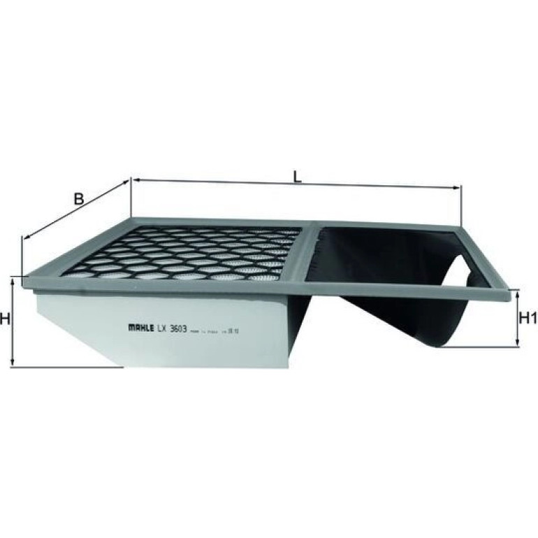 MAHLE Luftfilter LX 3603 MAHLE Luftfilter LX 3603