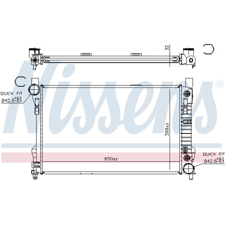 Wasserkühler PKW 62786A Wasserkühler PKW 62786A