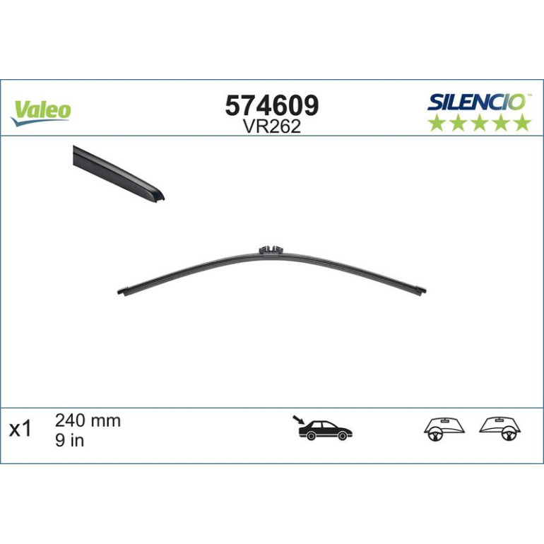 VM262 VALEO Silencio X.TRM HECK 574609 VM262 VALEO Silencio X.TRM HECK 574609