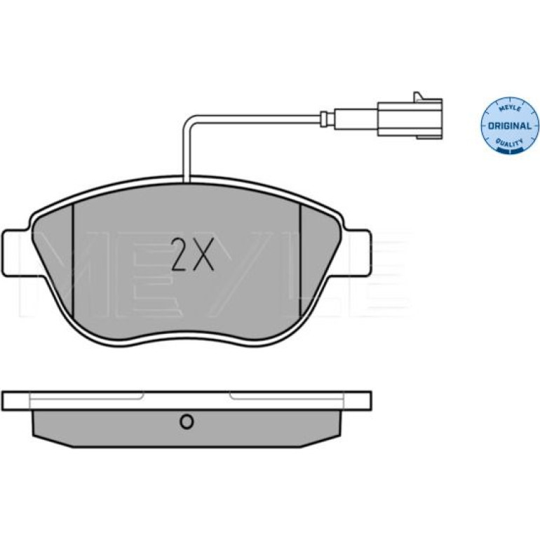 Bremsbelagsatz Fiat P. Grande Punto/Punto Evo 09-/Qubo 10- Mit Sensor 025 237 0918/W Bremsbelagsatz Fiat P. Grande Punto/Punto Evo 09-/Qubo 10- Mit Sensor 025 237 0918/W