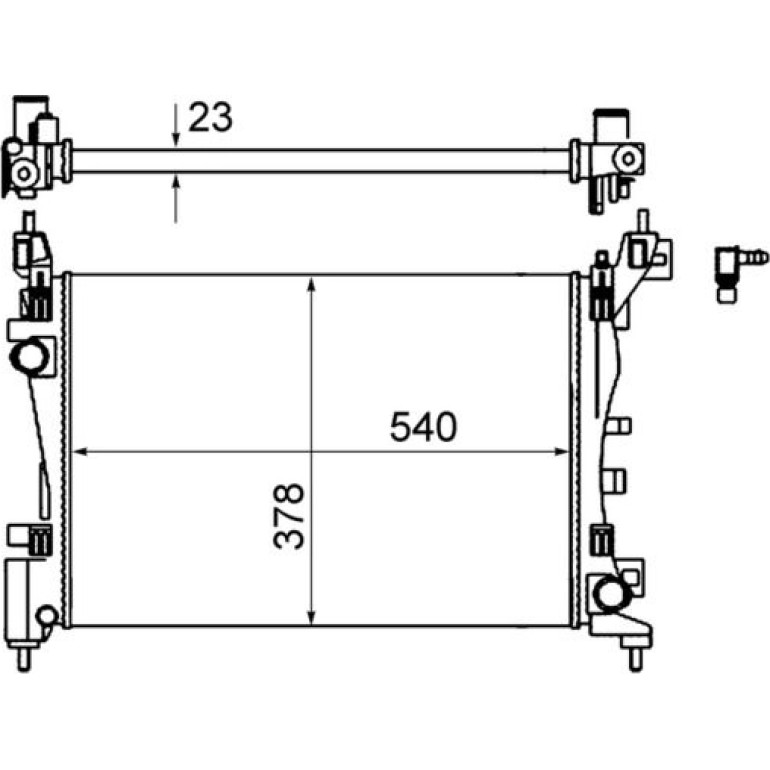Kühler, Motorkühlung CR 1121 000S Kühler, Motorkühlung CR 1121 000S