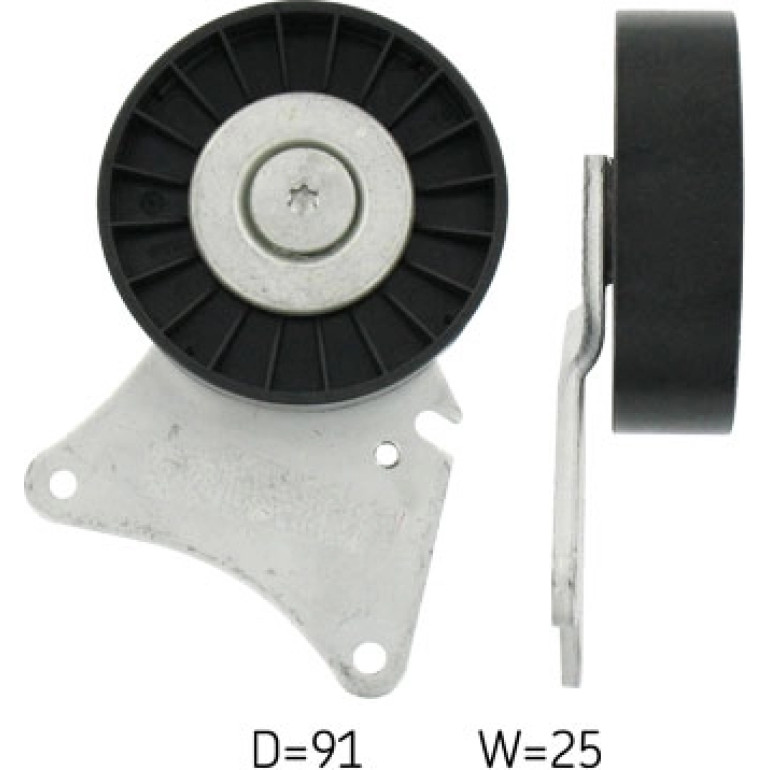 Umlenkrolle Multi-V VKM 33026 Umlenkrolle Multi-V VKM 33026