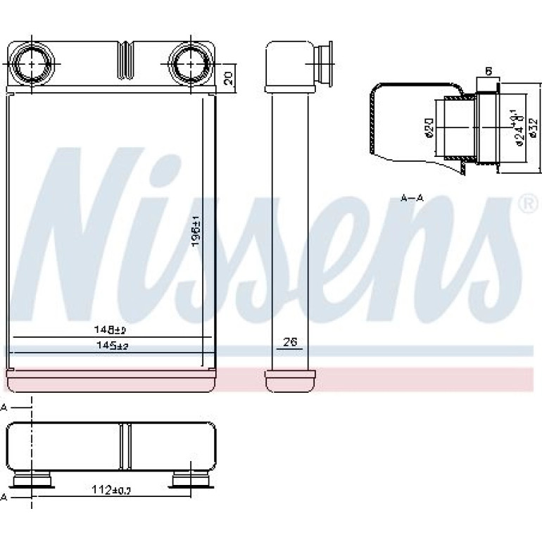 Heizkühler PKW 76515 Heizkühler PKW 76515