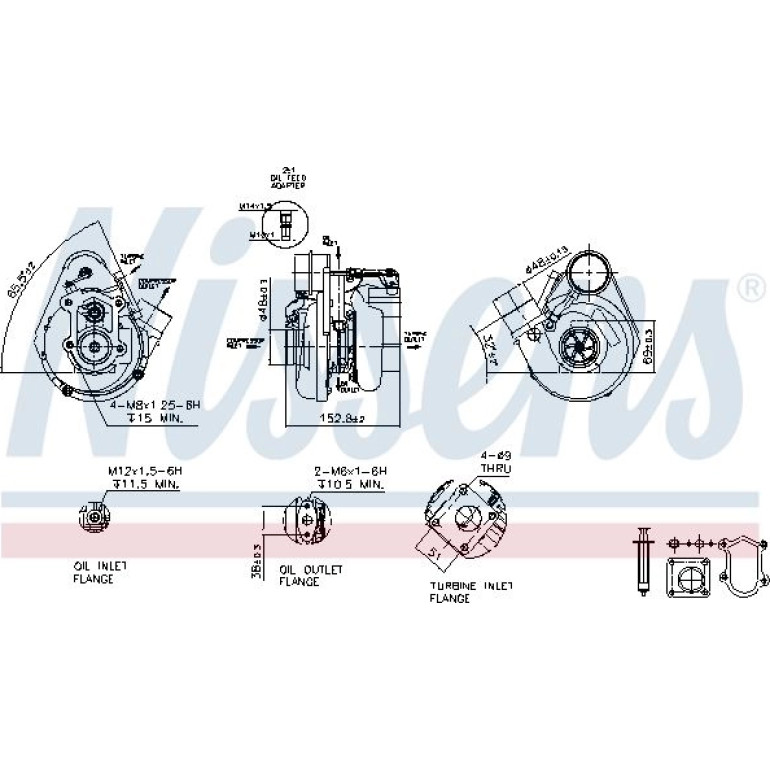 NISSENS Turbolader 93274 NISSENS Turbolader 93274