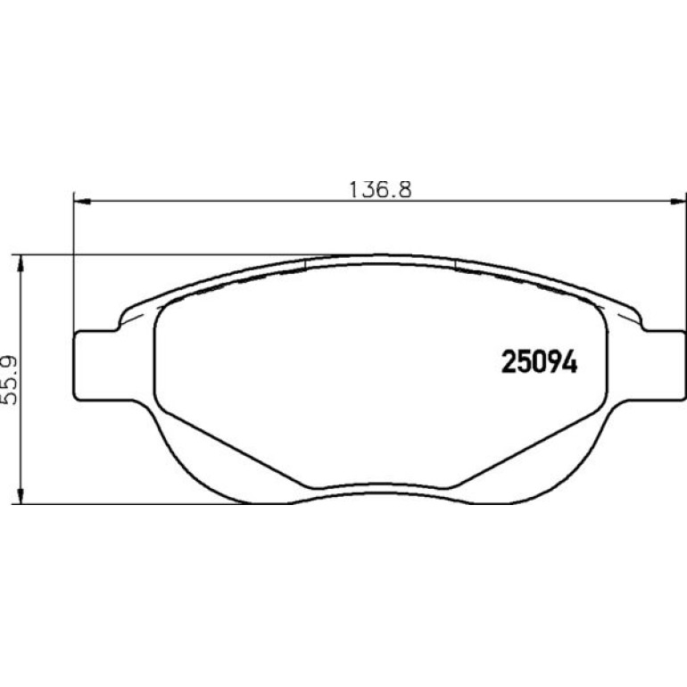 BREMBO Bremsklötze VA P 61 137 BREMBO Bremsklötze VA P 61 137