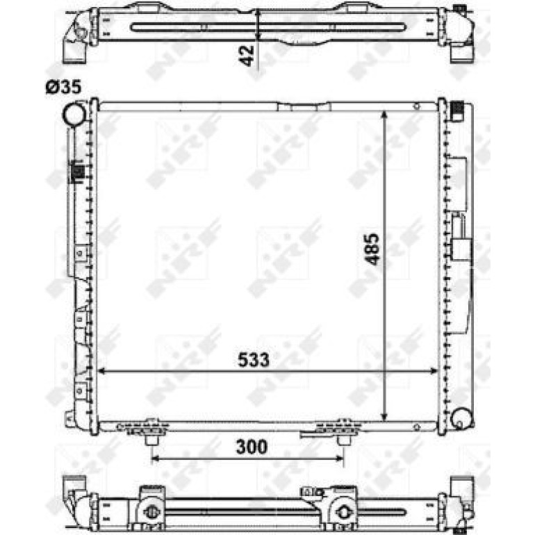 Kühler, Motorkühlung 516572 Kühler, Motorkühlung 516572