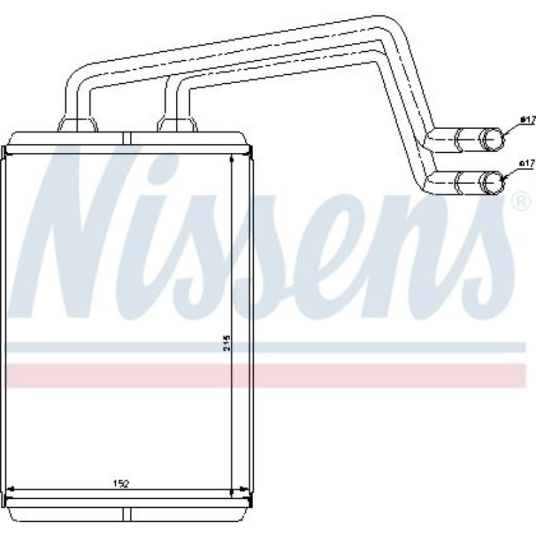 Heizkühler PKW 77612 Heizkühler PKW 77612