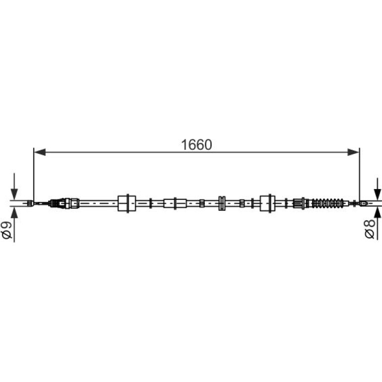 Handbremsseil 1987482661 Handbremsseil 1987482661