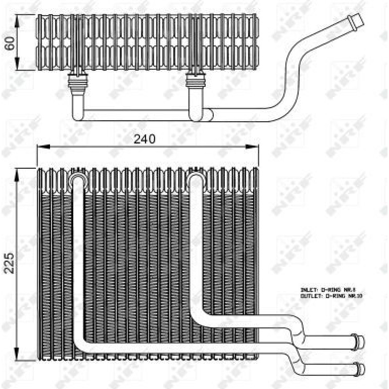 Verdampfer, Klimaanlage 36151 Verdampfer, Klimaanlage 36151