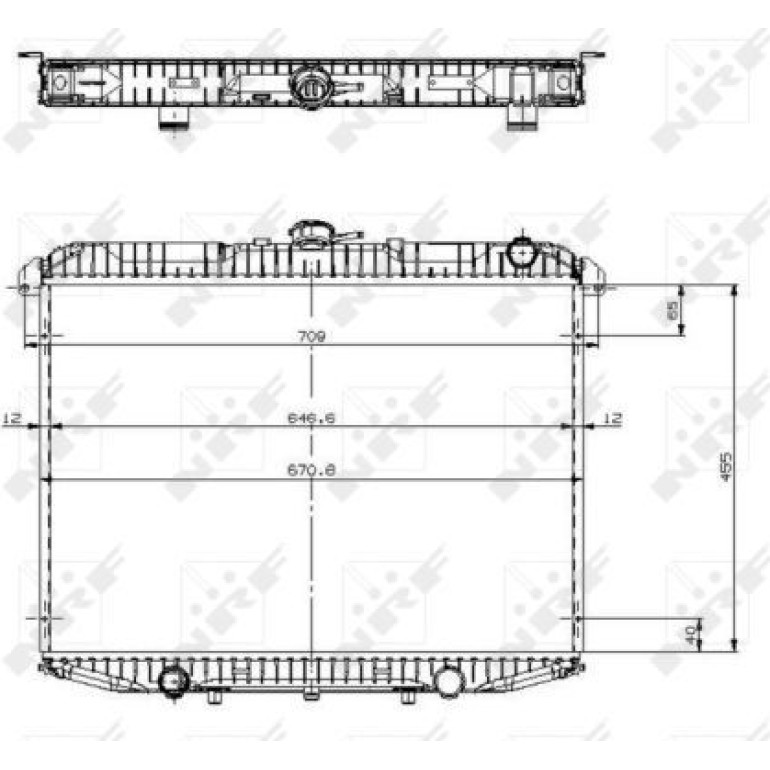 Kühler, Motorkühlung 509533 Kühler, Motorkühlung 509533