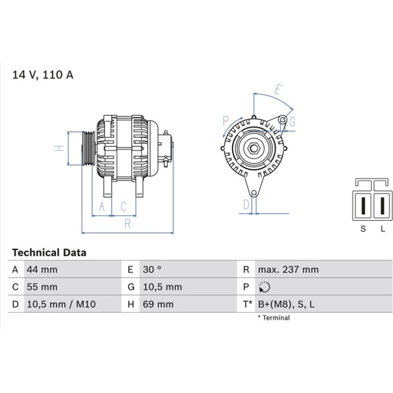 Lichtmaschine 0 986 080 640 Lichtmaschine 0 986 080 640