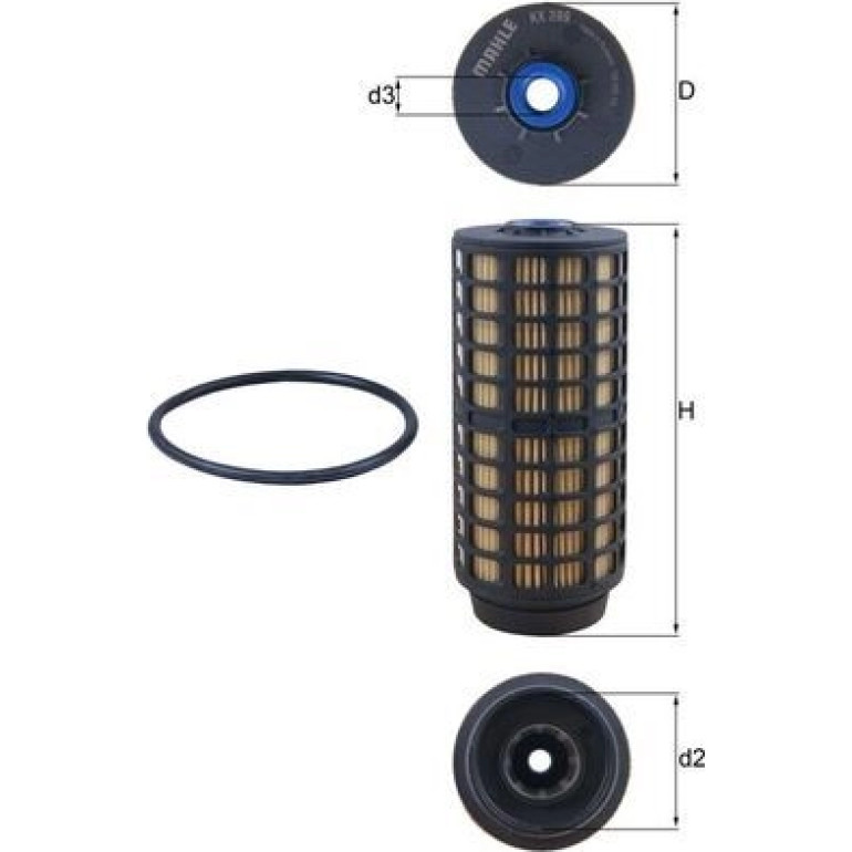 MAHLE Kraftstofffilter KX 399D