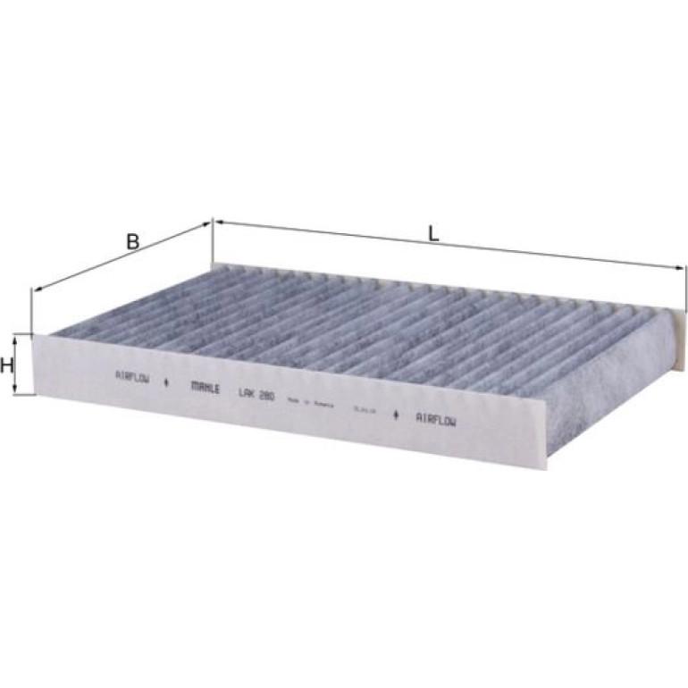 MAHLE Filter, Innenraumluft LAK 280 MAHLE Filter, Innenraumluft LAK 280