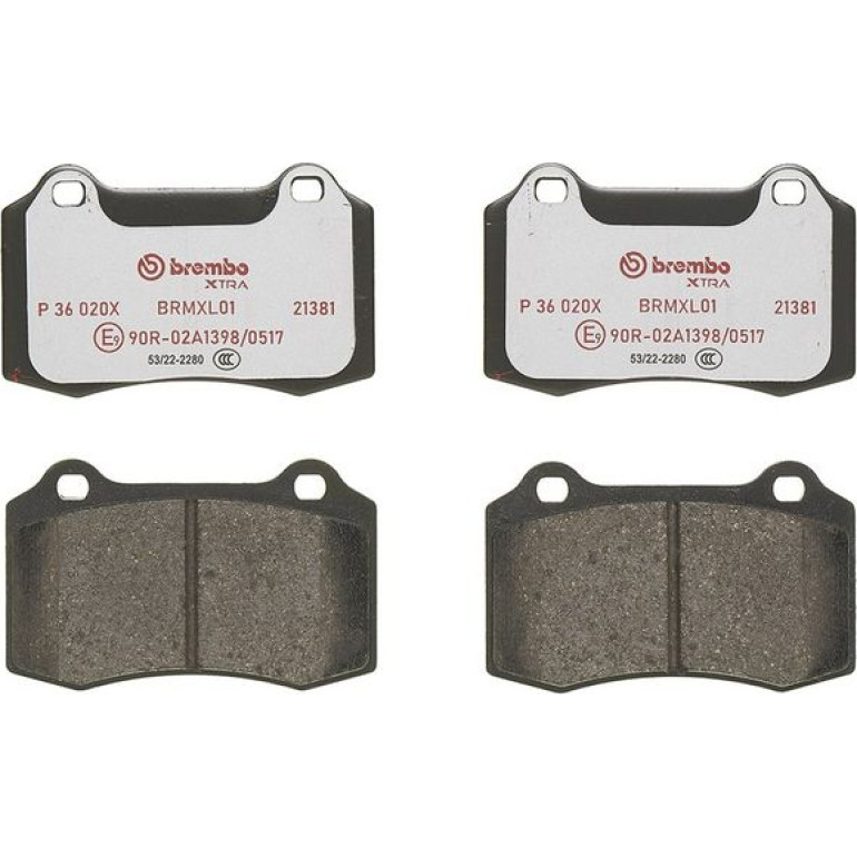 BREMBO Bremsklötze Xtra VA/ HA P 36 020X BREMBO Bremsklötze Xtra VA/ HA P 36 020X
