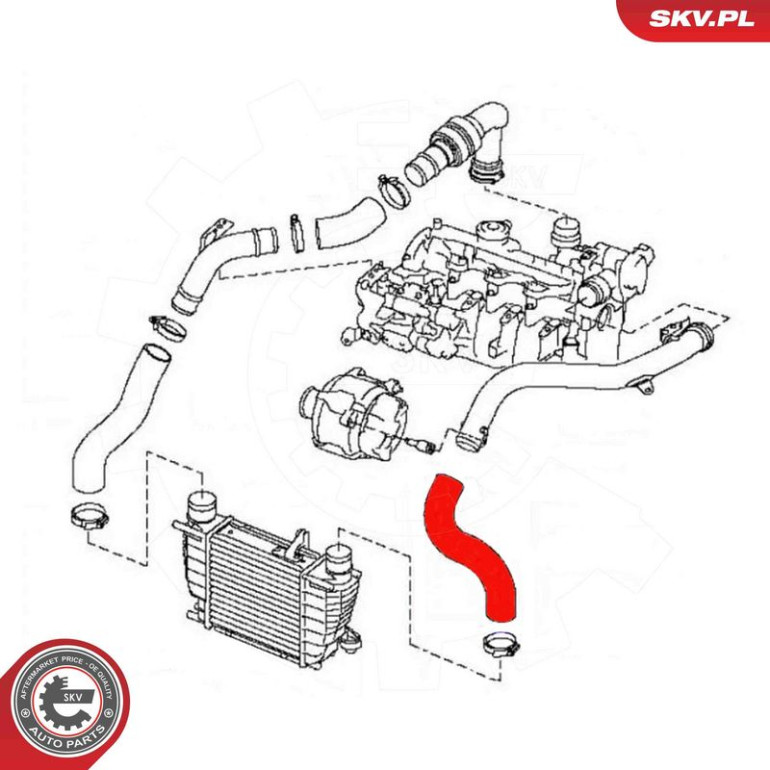 ESEN SKV Ladeluftschlauch 54SKV013 ESEN SKV Ladeluftschlauch 54SKV013