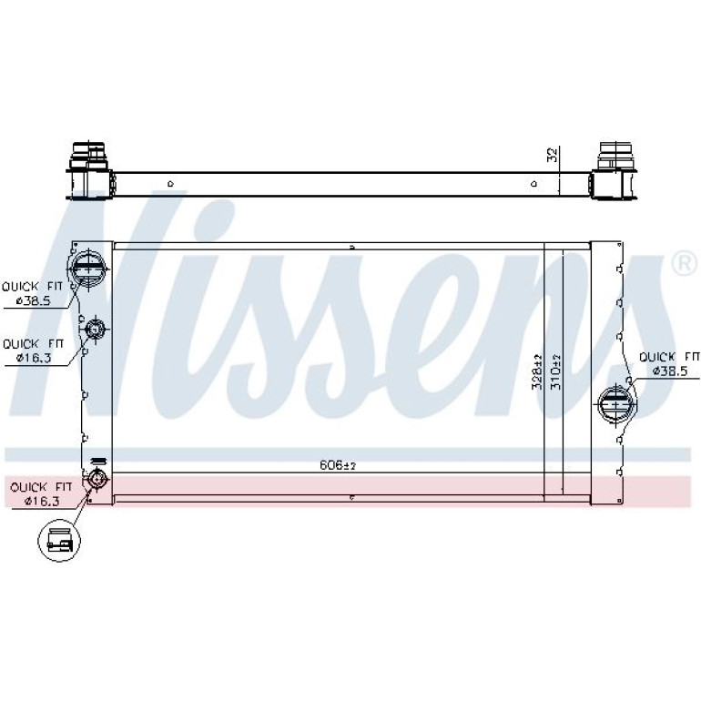 Wasserkühler PKW 60769 Wasserkühler PKW 60769