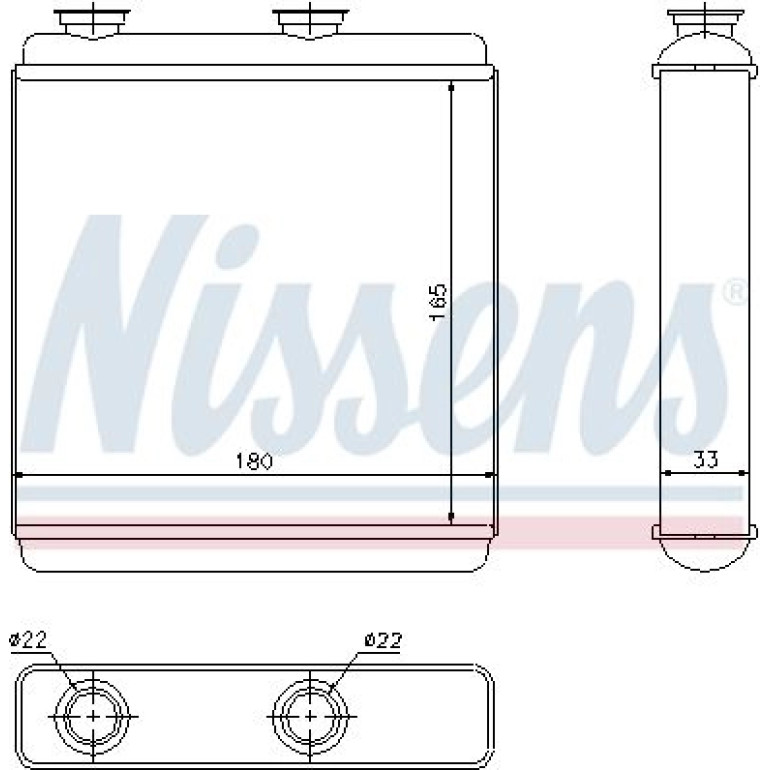 Heizkühler PKW 72663 Heizkühler PKW 72663