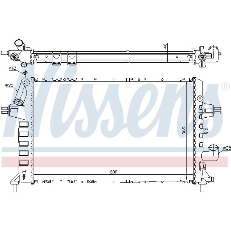 Wasserkühler PKW 63021A Wasserkühler PKW 63021A