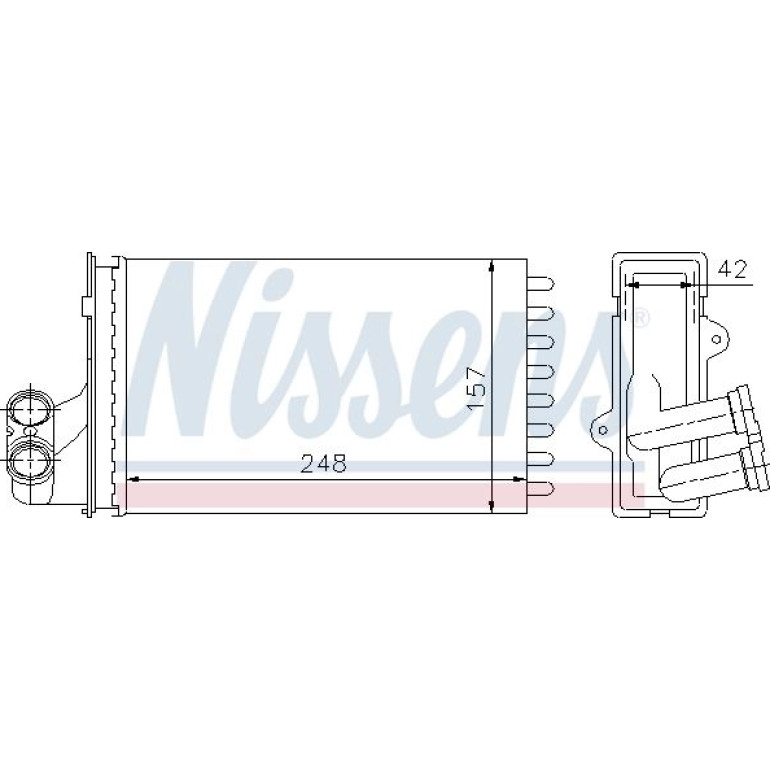 Heizkühler PKW 72984 Heizkühler PKW 72984