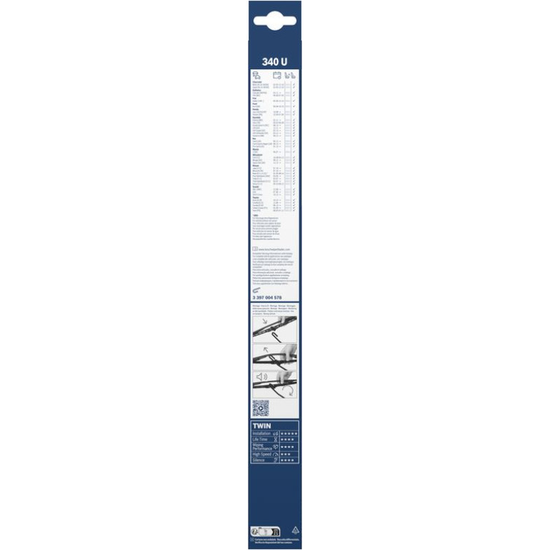 Bosch Wischerblatt U340 3397004578 Bosch Wischerblatt U340 3397004578