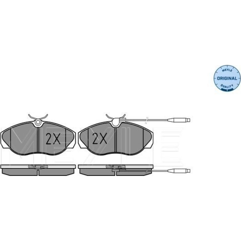 Bremsbelagsatz Fiat P. Ducato 94- Mit Sensor 025 217 9719/W Bremsbelagsatz Fiat P. Ducato 94- Mit Sensor 025 217 9719/W