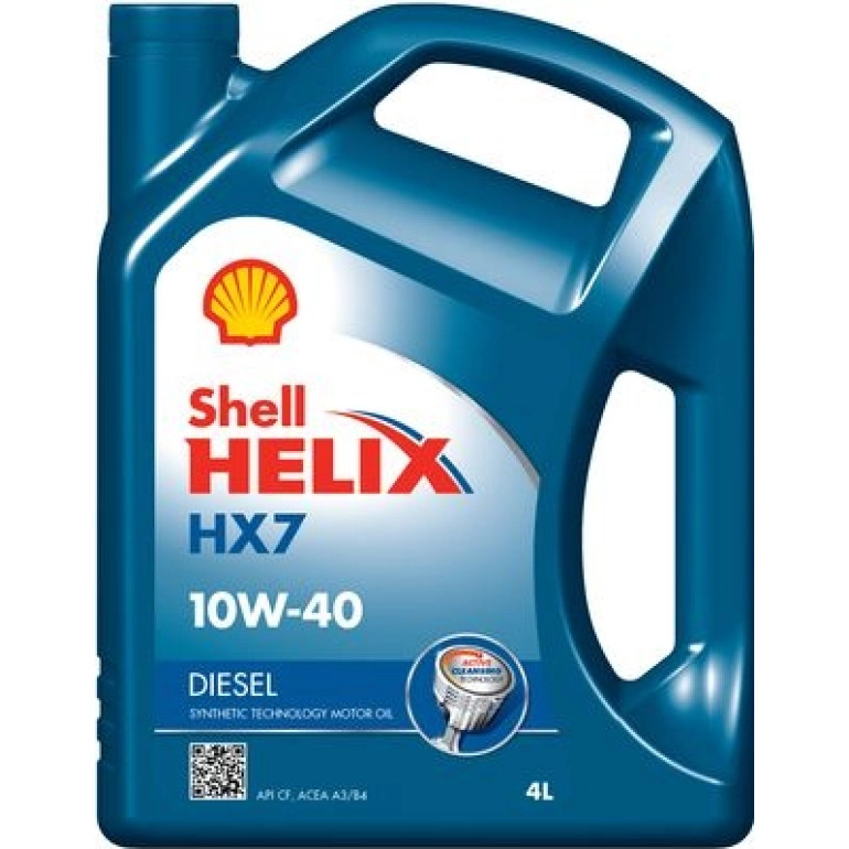 Shell Helix HX7 Diesel 10W-40 4L 550046310 Shell Helix HX7 Diesel 10W-40 4L 550046310