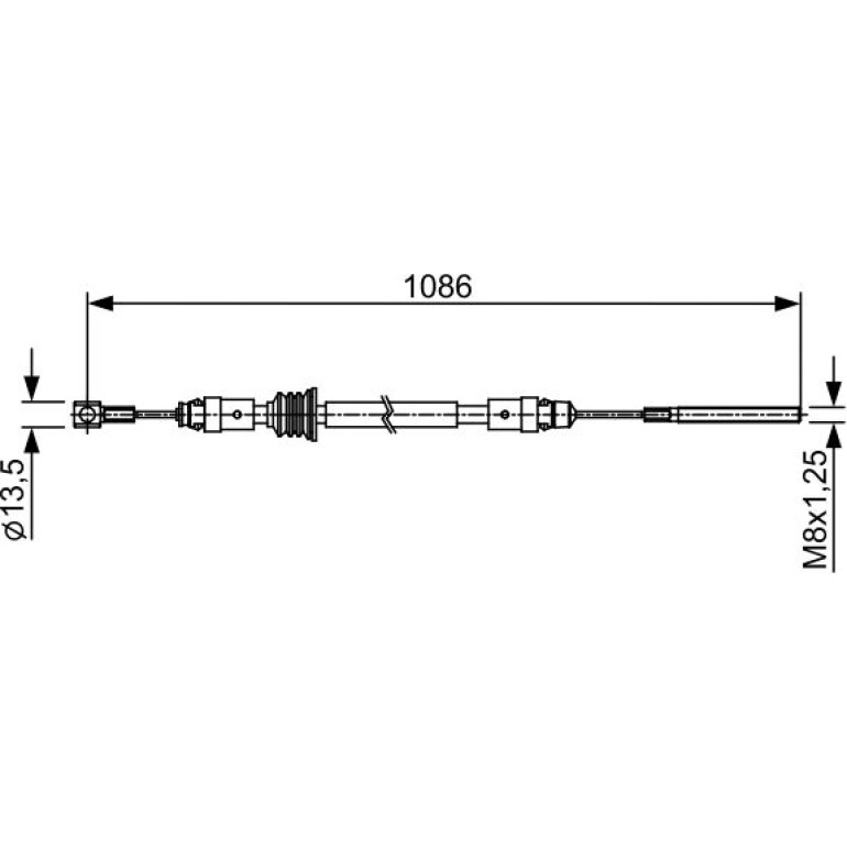 Handbremsseil 1987482547 Handbremsseil 1987482547