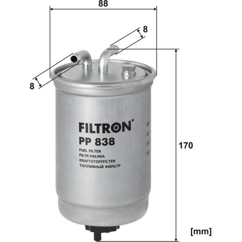 FILTRON Kraftstofffilter PP 838 FILTRON Kraftstofffilter PP 838
