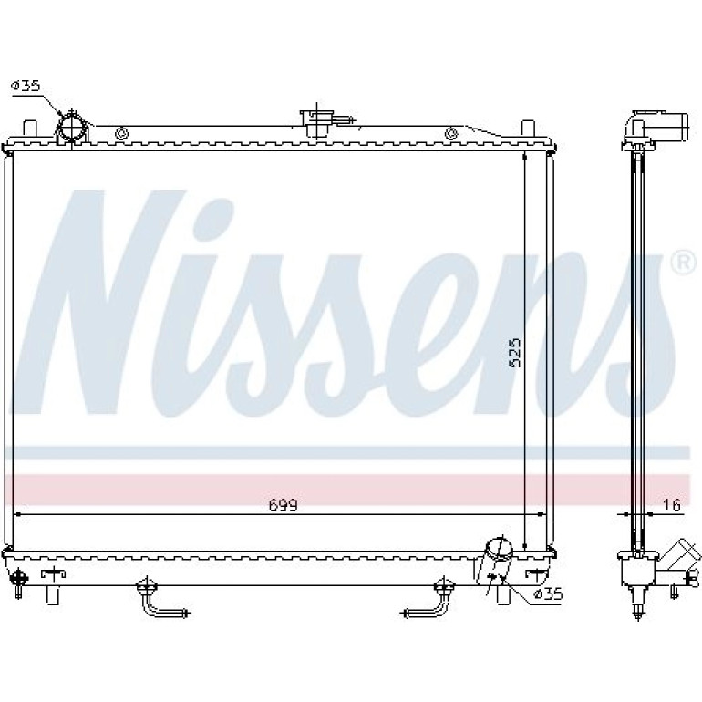 Wasserkühler PKW 68181A Wasserkühler PKW 68181A
