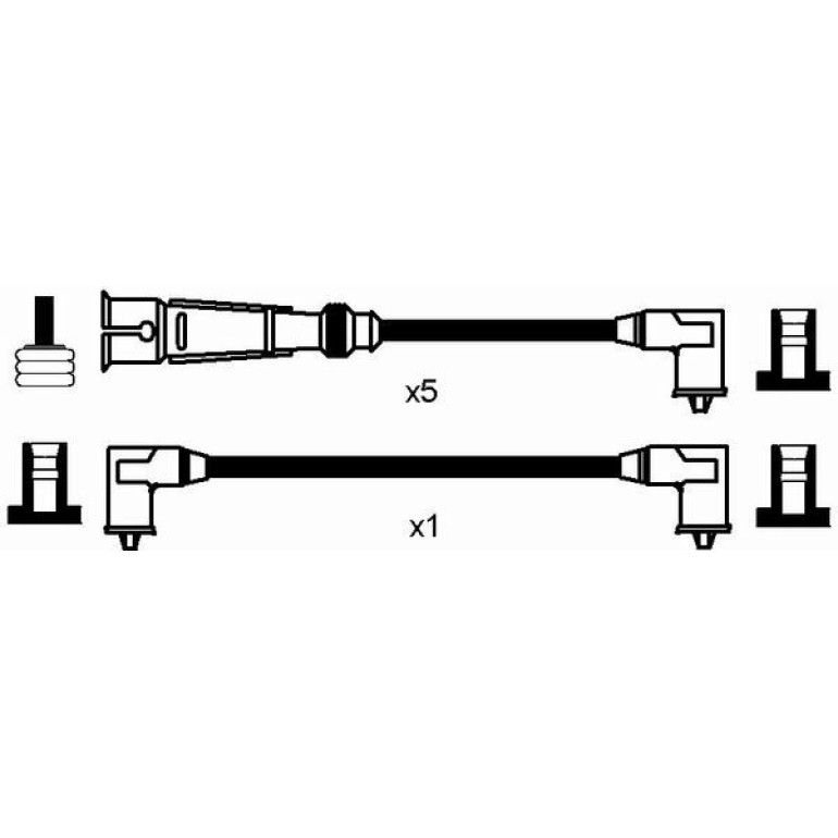 NGK Zündleitungssatz 0512 NGK Zündleitungssatz 0512