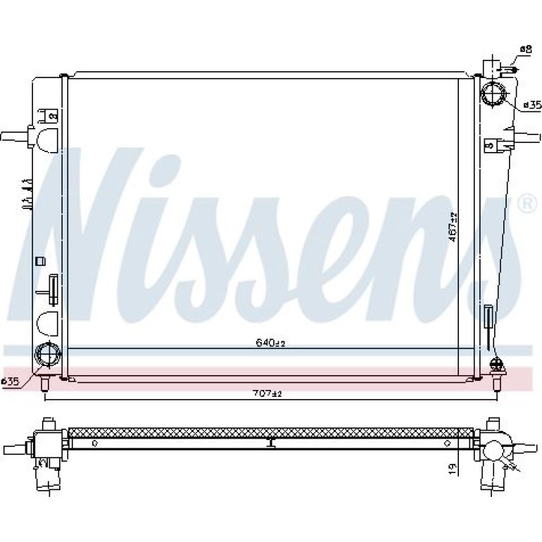 Wasserkühler PKW 675063 Wasserkühler PKW 675063