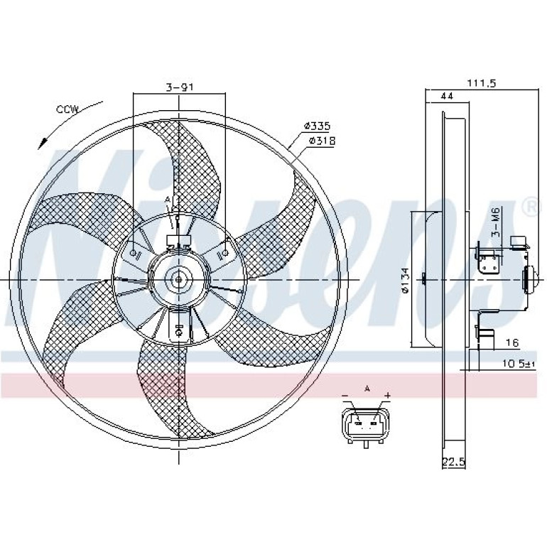 Kühlerlüfter PKW 85782 Kühlerlüfter PKW 85782