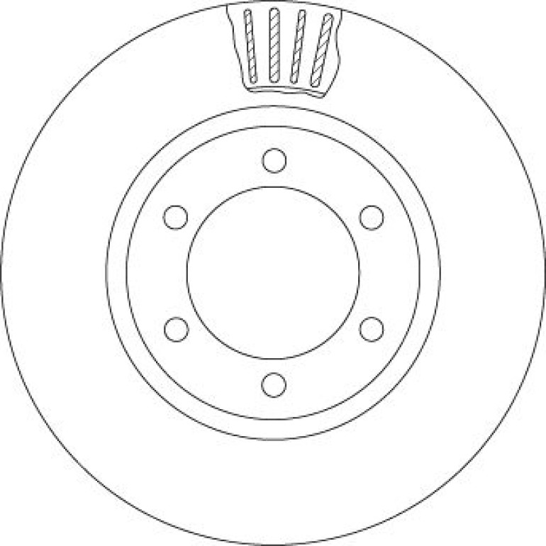 82 481 104 Bremsscheibe VA DF4494 82 481 104 Bremsscheibe VA DF4494
