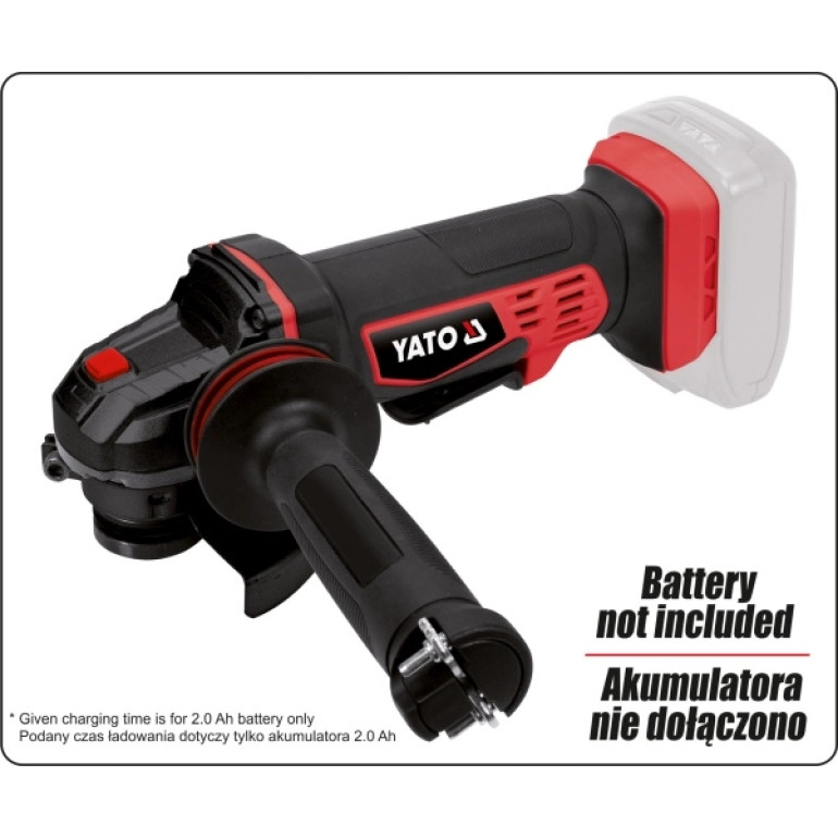 Winkelschleifer 18V Ohne Batterien YT-82827 Winkelschleifer 18V Ohne Batterien YT-82827