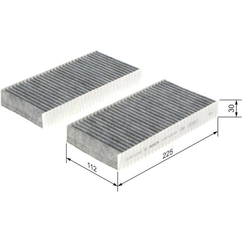 Aktivkohlefilter 1987435549 Aktivkohlefilter 1987435549