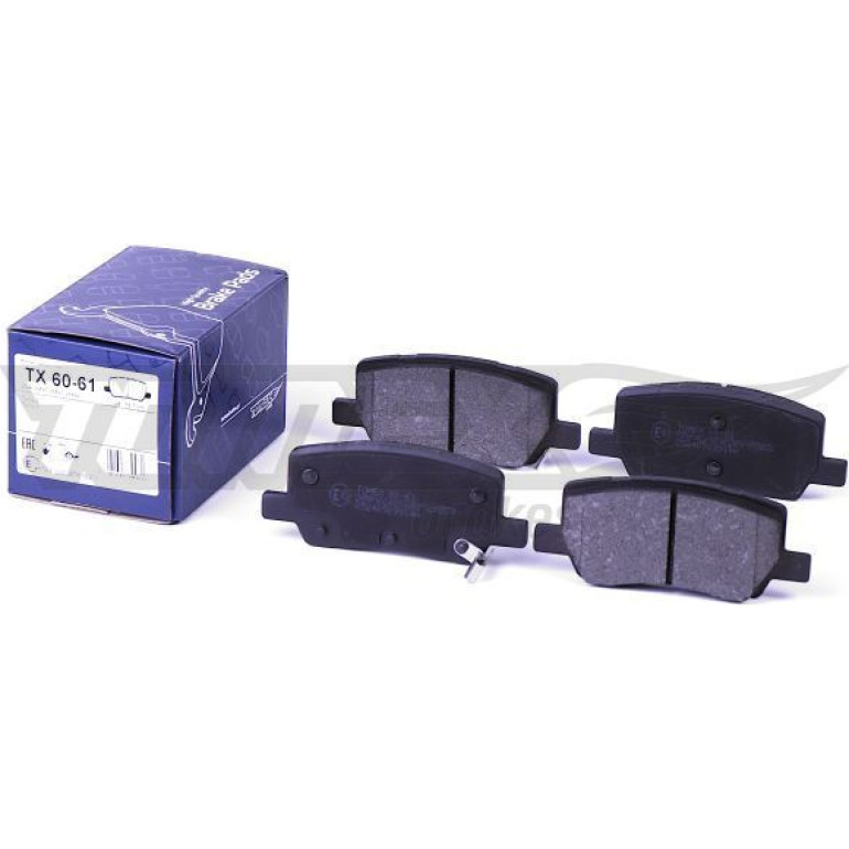 TOMEX brakes Bremsbelagsatz, Scheibenbremse TX 60-61 TOMEX brakes Bremsbelagsatz, Scheibenbremse TX 60-61