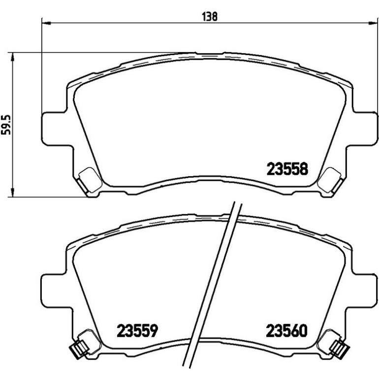 BREMBO Bremsklötze VA P 78 010 BREMBO Bremsklötze VA P 78 010