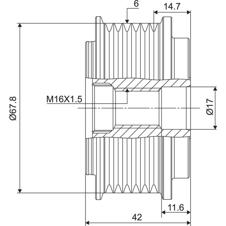 Generatorfreilauf 588050 Generatorfreilauf 588050
