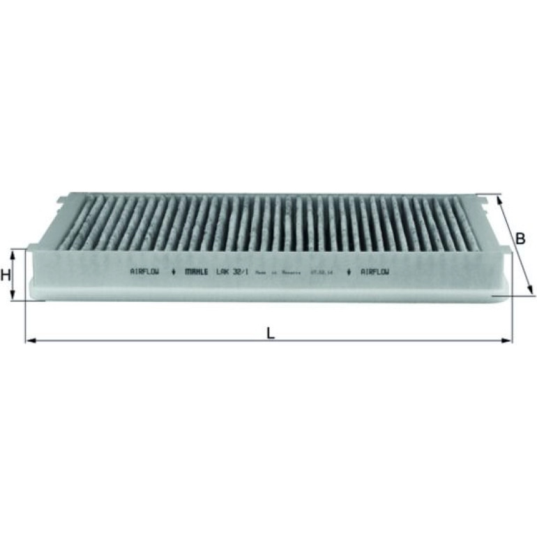 MAHLE Filter, Innenraumluft LAK 32/1 MAHLE Filter, Innenraumluft LAK 32/1